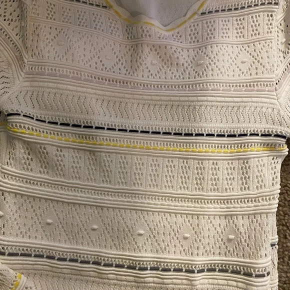 Ronny kobo white crochet dress Beautiful - Picture 3 of 9